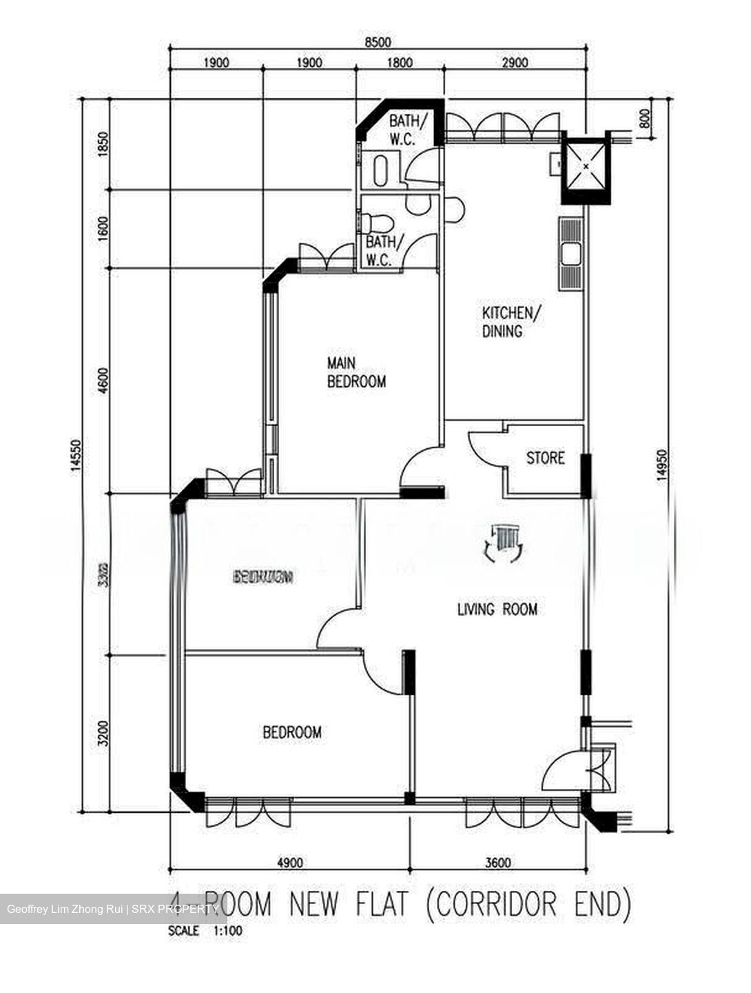 Blk 245 Jurong East Street 24 (Jurong East), HDB 4 Rooms #610294341